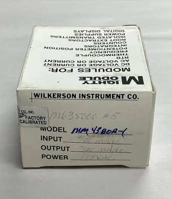 New | in-Stock WILKERSON MM4380A-1 Sensors Ohio US | Surplus Asset Holdings #1233688