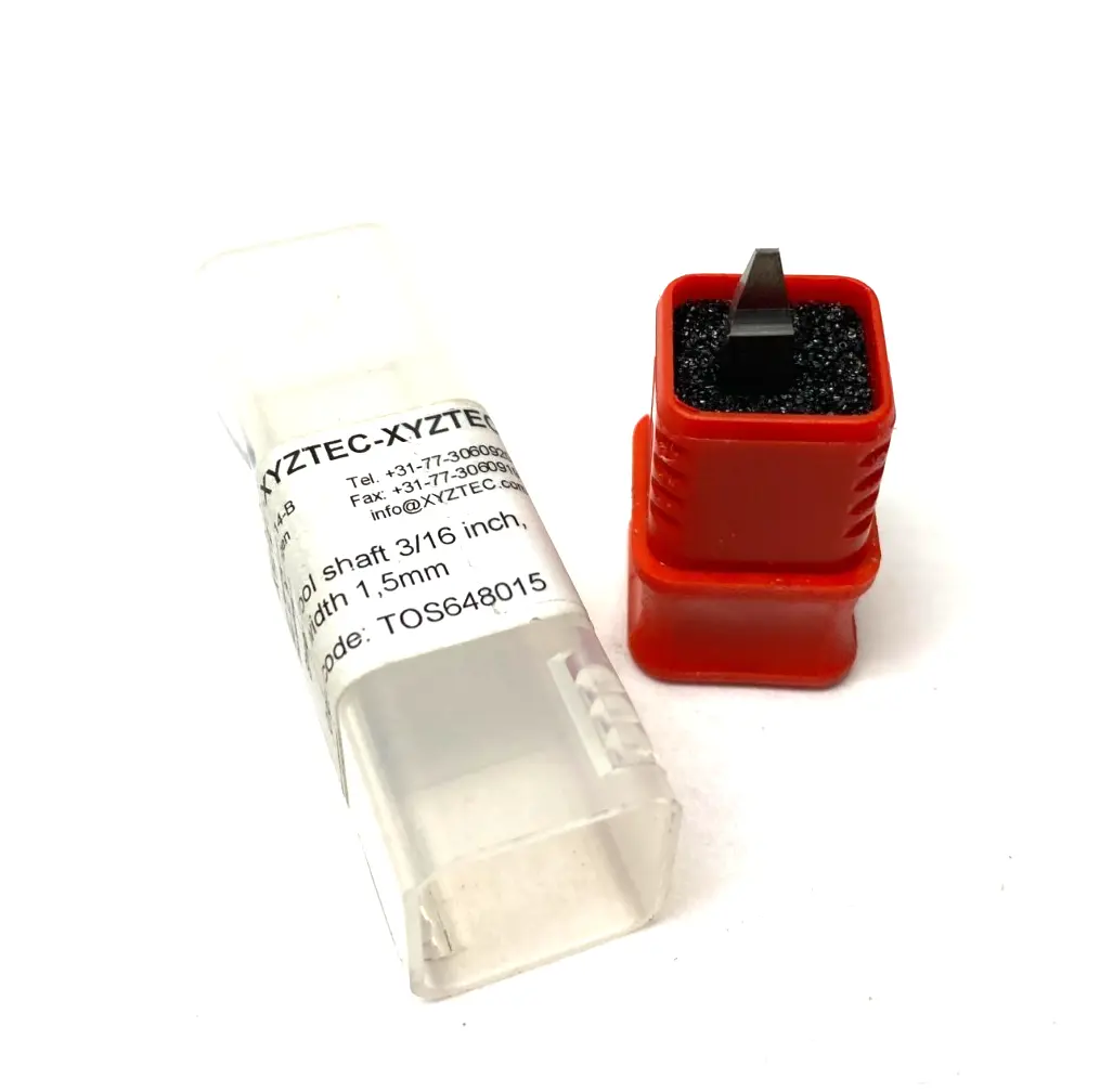 NEW XYZTEC SHEAR TOOL, SHAFT 3/16", WIDTH 1.5MM