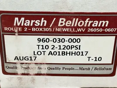 New | in-Stock MARSH / BELLOFRAM 960030000 Pumps Ohio US | HGR 24 #1311164
