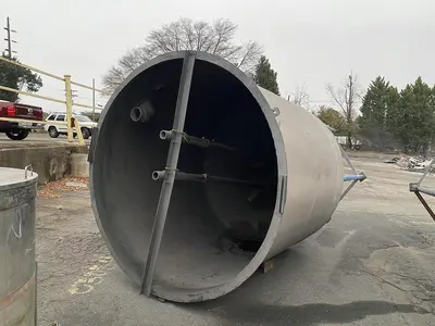 Used USED 3000 GALLON FIBERGLASS CONE BOTTOM TANKS _UNKNOWN_ Dish & Cone Bottom Tanks North Carolina US | DH Griffin Used Equipment #1383800
