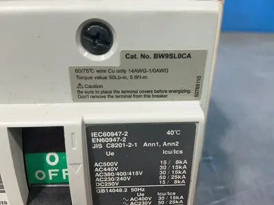 New | in-Stock FUJI BW125JAGU 3P075 Circuit Breakers Ohio US | HGR 24 #1324379