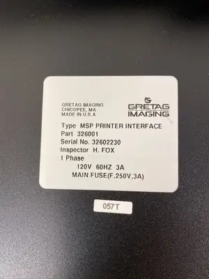 USED Gretag Imaging 326001