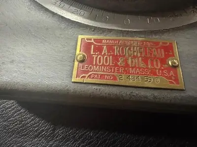 USED L.A ROCHELEAU 243459-0 END MILL INDEXING JIG