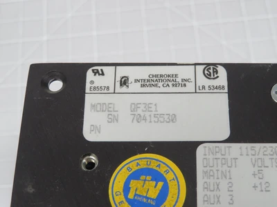 Used CHEROKEE INTERNATIONAL _UNKNOWN_ AC/DC Power Supplies | OCO Industrial #1658490