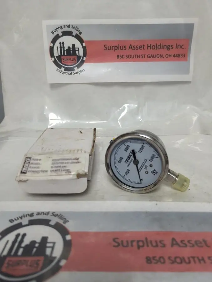 New | in-Stock TRERICE D83LFSS Universal Pressure Meters Ohio US | Surplus Asset Holdings #1365596