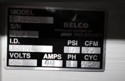 BELCO BM 3025 Used Blister Sealers | PlastiMach Corp (5)