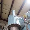 USED SECO WARWICK VACUUM FURNACE 42131 VERTICAL ELEVATOR VACUUM FURNACE