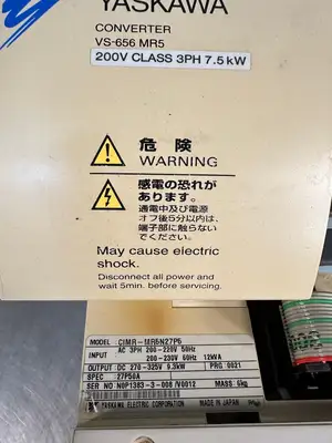 USED Yaskawa Yaskawa Vs-656 Mr5 Cimr-Mr5n27p5