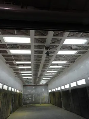Used SIDE-DRAFT DRIVE-THROUGH PAINT BOOTH Blast Room (Manual Booth) Pennsylvania US | Shot Blasting Equipment #1371243