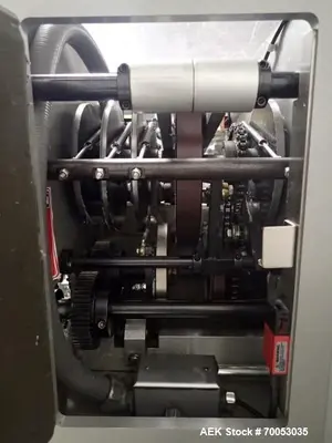 Used Lakso Model 300 Twin Head Cotton Inserter – 300 BPM, Timing Screw, Slat Conveyor, Serial# 171