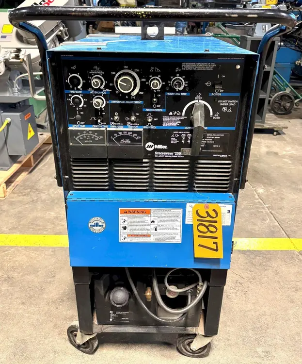 Used MILLER SYNCHROWAVE 250 Mig Welders | CW WOOD MACHINERY #475452