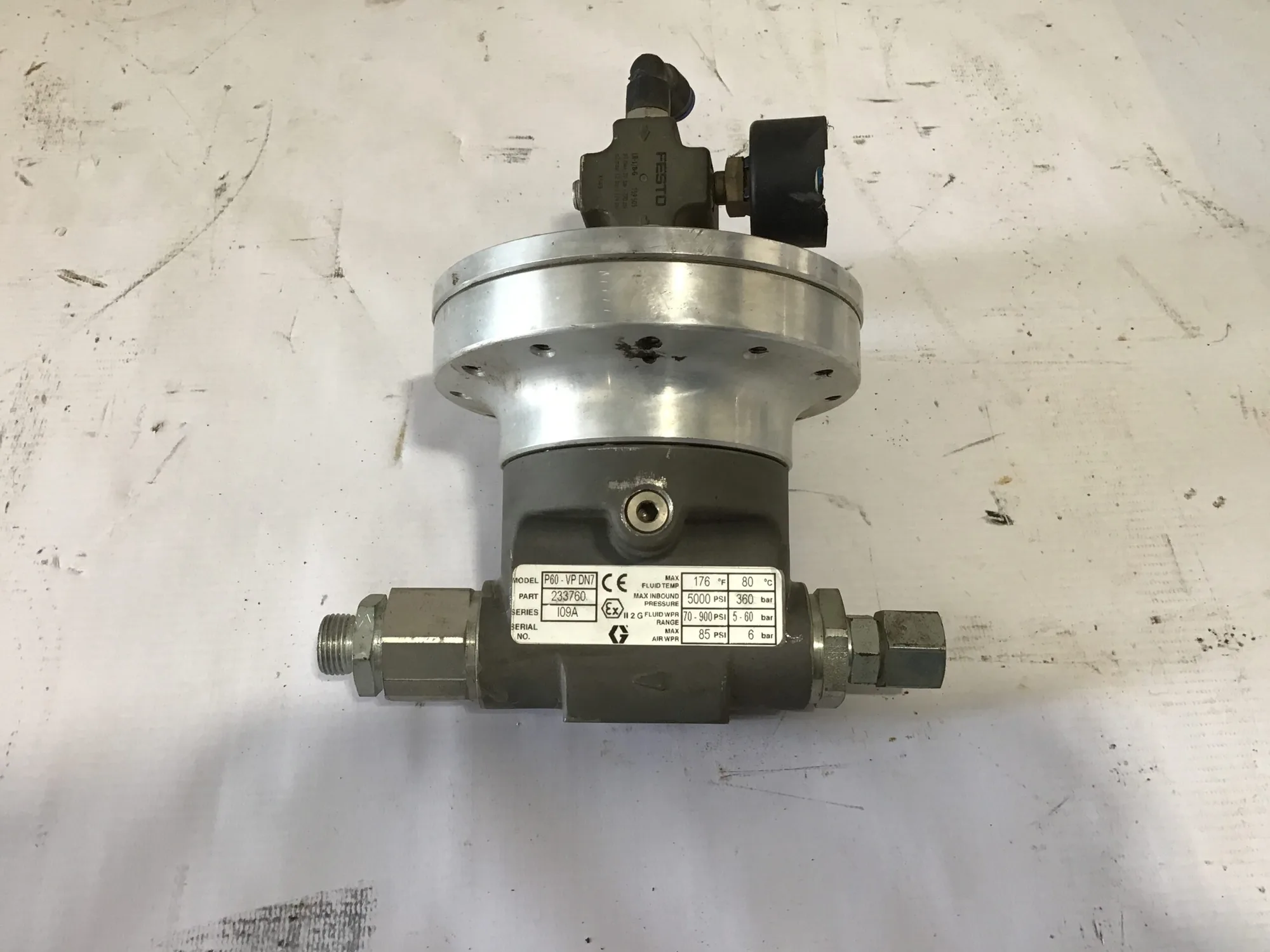 Festo P60-VP DN7 Part: 233760 Pneumatic Regulator