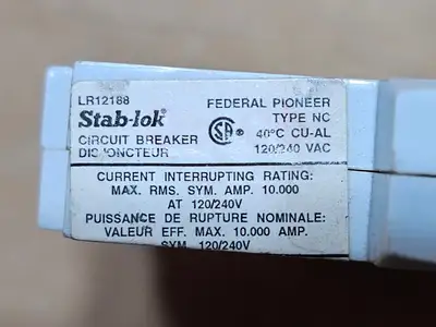 Used FEDERAL PIONEER NC020 Switchgears British Columbia CA | Lenmark #1438538