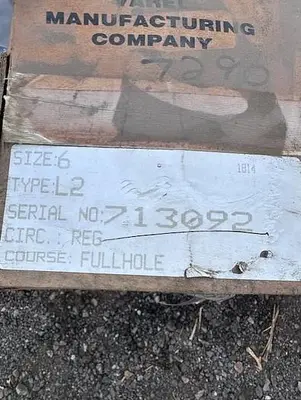 USED VAREL MANUFACTURING L2