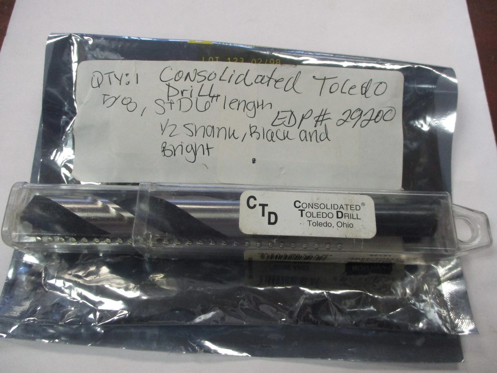 NEW Consolidated Toledo Drill 29200