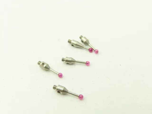 Renishaw A/5000-7807 M2 CMM Touch Probe Ruby Ball 2mm Stylus 10mm Lot of 5