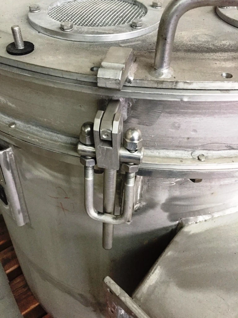 Krauss-Maffei ARZ-75 plastic pellet centrifuge, 316L SS.
