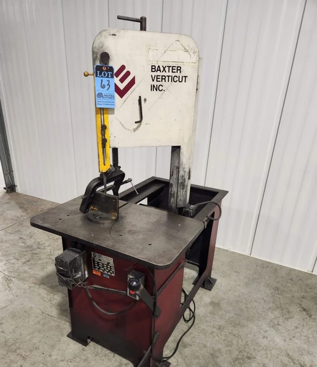 BAXTER 115C Vertical Band Saws | Mohawk Machinery
