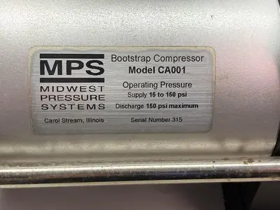 Used MPS CA001 Air Compressors (Misc) Ohio US | Surplus Asset Holdings #1365913