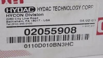 2 NEW HYDAC 02055908 HYDRAULIC FILTERS