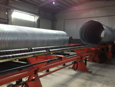 Corrugated Steel Pipe Mill in British Columbia, Canada