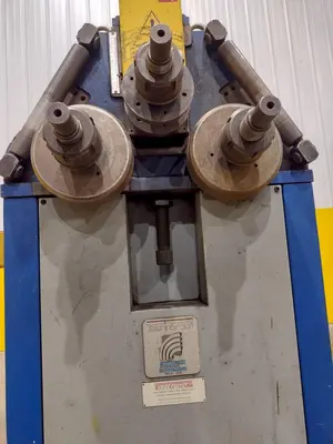 2" x 2" x 3/8" TAURING MODEL #SAF DS60 HYDRAULIC ANGLE ROLL BENDER, NEW 2003: STOCK #22814