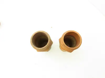 Pneumatic Brass Exhaust Muffler Filter 1" Male Lot of 8
