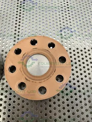 USED ENLIN A/SA182 STAINLESS STEEL F316L/316 6" FLANGE TO 1" SANITARY FITTING ADAPTER