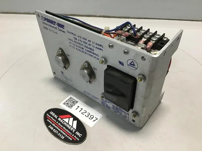 Used POWER-ONE HBB15-1.5-A Power Supplies Michigan US | Ideal Machinery #570854