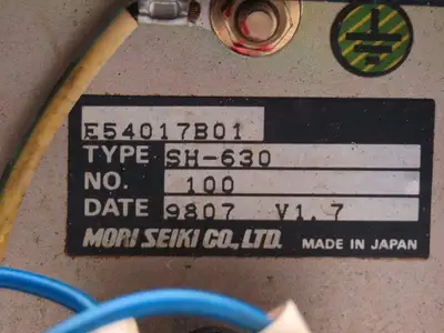 Mori Seiki SH-630 HMI Operator Push Button Control Panel Unit E54017B01 READ