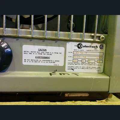 Caloritech 5 kW Forced Air Heater