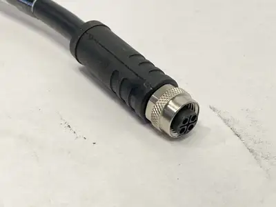 USED TURCK POWER CORDSET SINGLE ENDED FEMALE M12 4-PIN 30M 200005133
