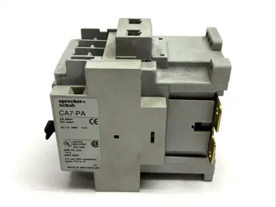 CA7-12-10 | Sprecher+Schuh  Contactor 550V 50Hz 600V 60Hz w/ CA7-PA Aux Contact - Used