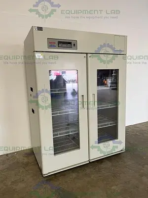 USED SANYO MPR-1411 PHARMACEUTICAL TWO DOOR REFRIGERATOR 2°C , 49 CU. FT.