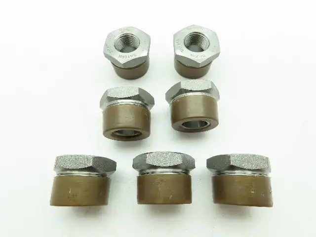 PTR-S Steel Pipe Thread Reducer Tube Fitting Adaptor 1-1/4"x 3/4" NPTF LOT OF 7