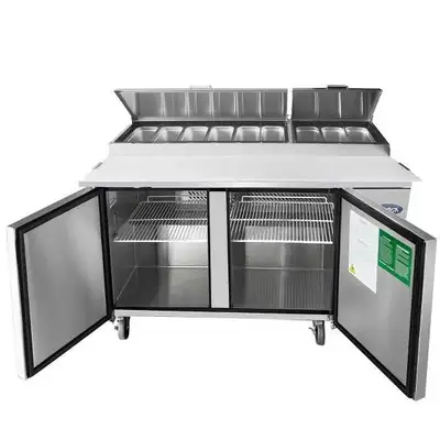 New | in-Stock Atosa New Atosa MPF8202GR 67'' Pizza Prep Table Food Prep Tables Illinois US | Falcon Restaurant Supply #1375340