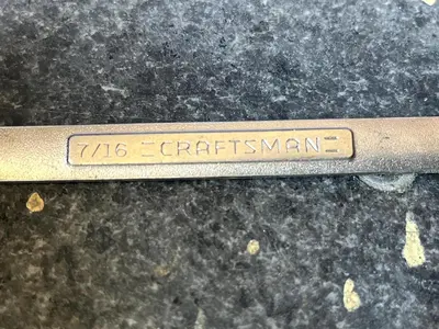 Craftsman 7/16in. Combination Wrench VA 44694 Made in USA,  6" long 12 Point