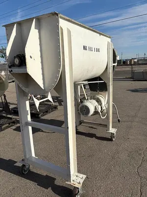 Mixer, Ribbon, West Coast Machinery, Stainless Steel, 26" x 66", #5991788