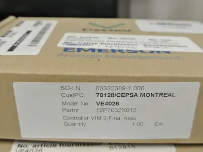New | in-Stock EMERSON DELTAV VE4026 Misc Electrical & Power Parts British Columbia CA | Lenmark #1743474