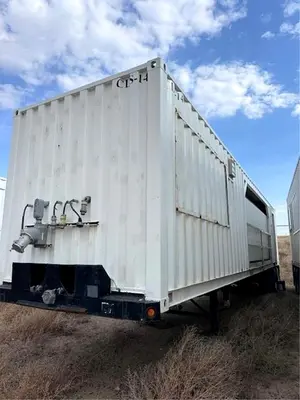 (5) Pieralisi Jumbo 3 containerized decanter centrifuges, 414/304SS.