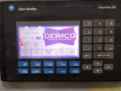 Deimco Flatline Finish Automated Finishing Equipment Cure Oven 48" Spray Booth