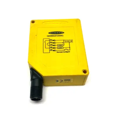 USED BANNER ENGINEERING ADJUSTABLE FIELD INFRARED SENSOR 2M RANGE 5-PIN M12