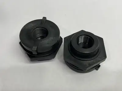 USED ACE ROTO-MOLD TANK BULKHEAD ADAPTER FITTING 3/4" POLY