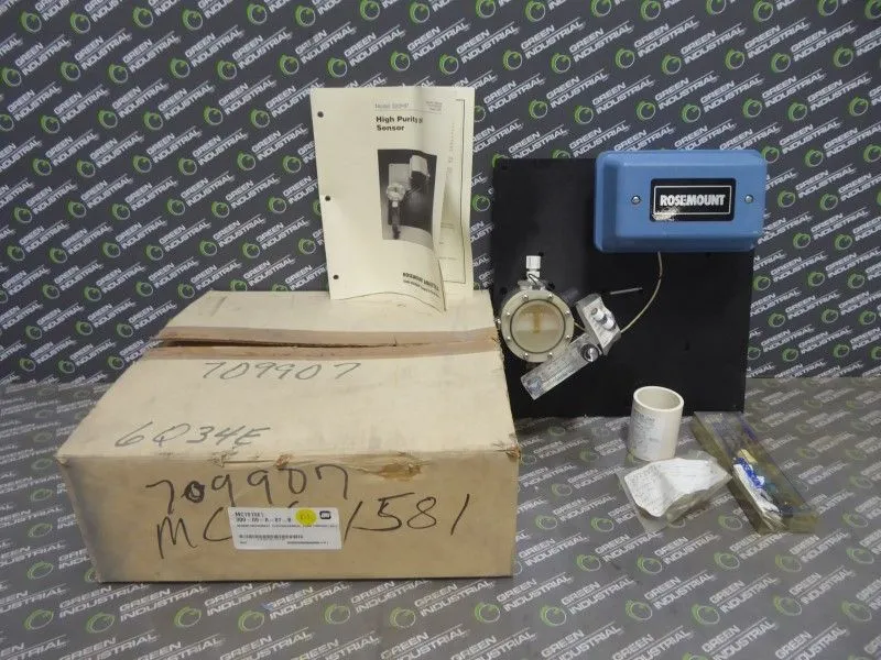 Rosemount 320 HP High Purity Ph Sensor 9240799 Rev. D New NIB