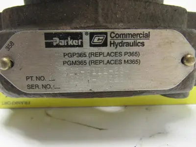PARKER COMMERCIAL 322-9111-234 Cast Iron Pump Part Shaft End Cover?