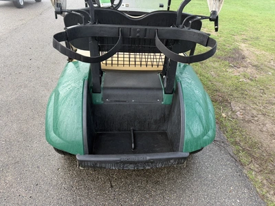 (1) 2017 E-Z-Go golf cart with a Kawasaki gas engine, model 625111G01, includes canopy, ball cover, ...