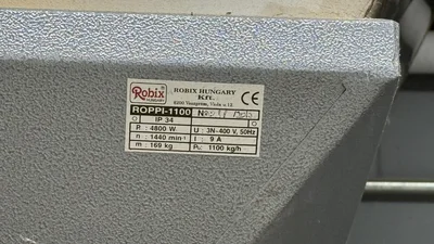 Robix Roppi-1100 Two-Roller 5hp Grain Mill & Premier Stainless Grist Case 3000lbs per hour!