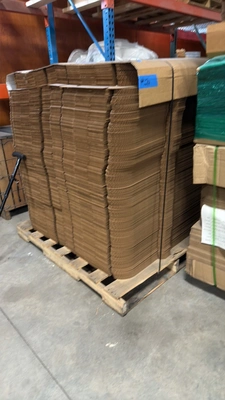 Large pallet of boxes size 67"x 4"x 4" Quantity approximately 536
