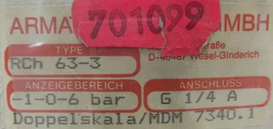 NEW BOSCH STROEBEL MDM7340 GAUGE 315510