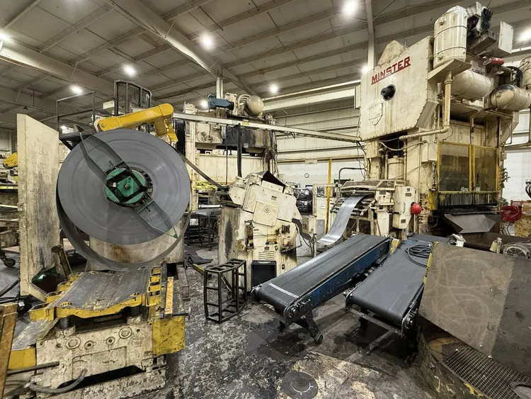 Used MINSTER 2050 / 40-50-5-SEC / 7-50 Coil Feed Lines Michigan US | Rygate LLC #914642